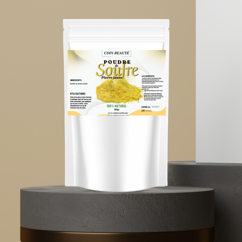 Pierre jaune ou poudre de soufre – Image 3