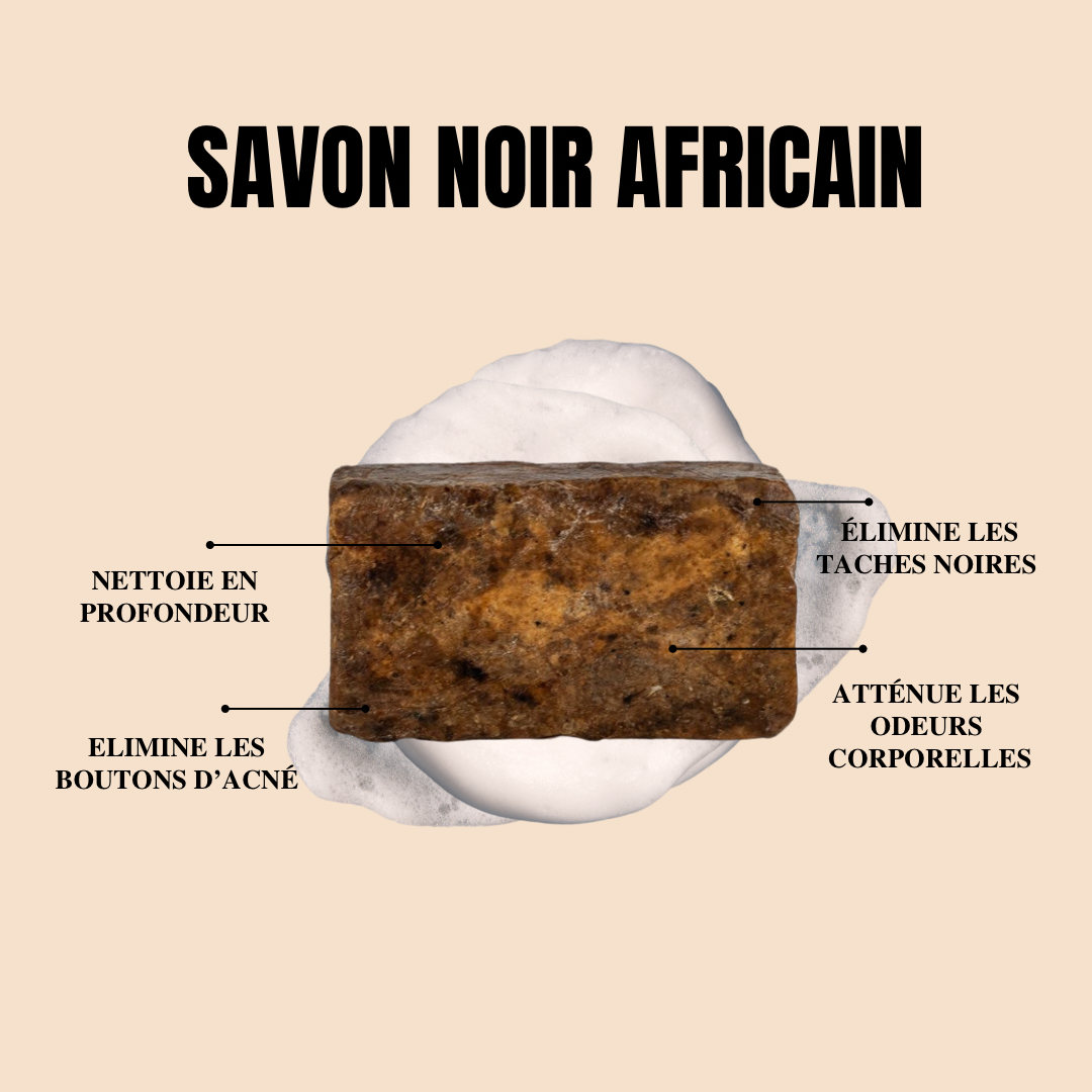 Savon Noir Nigérian Authentique Brut – 100% Naturel & Purifiant – Image 3