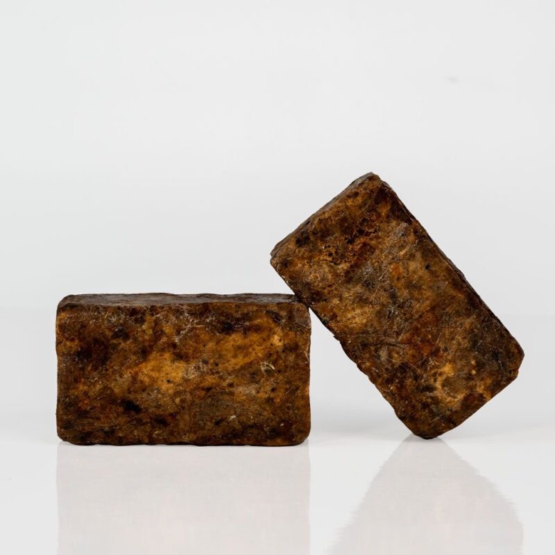 Savon Noir Nigérian Authentique Brut – 100% Naturel & Purifiant